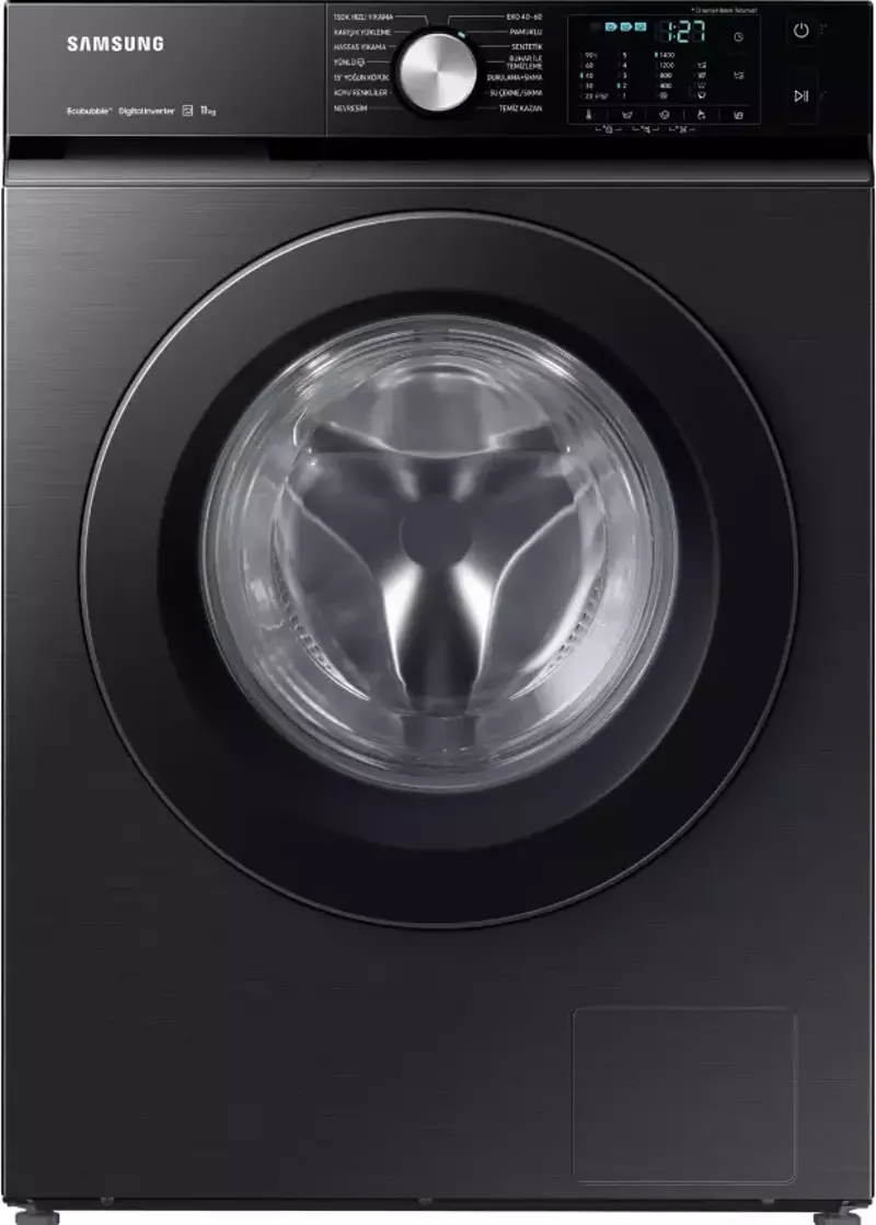 Samsung 11 Kg 1400 Devir Siyah Çamaşır Makinesi